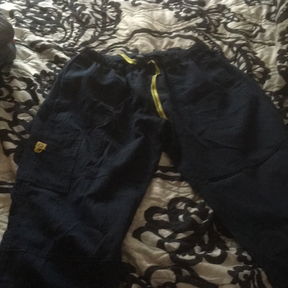 Navy blue wonder wink scrub pants